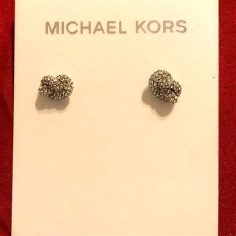 michael kors brilliance knot earrings|Jewelry .